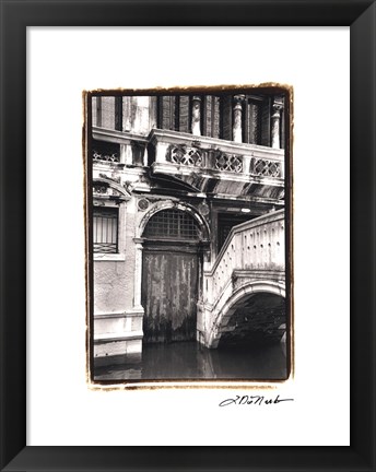 Framed Venetian Doorway Print