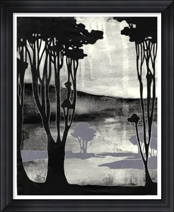 Framed Nouveau Landscape II Print