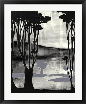 Framed Nouveau Landscape II Print