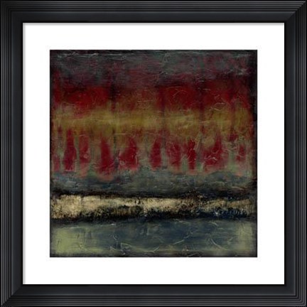 Framed Moonlit Forest I Print