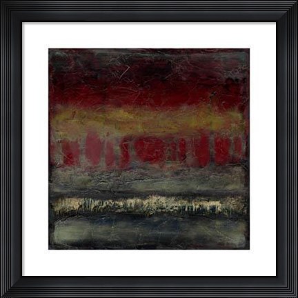 Framed Moonlit Forest II Print