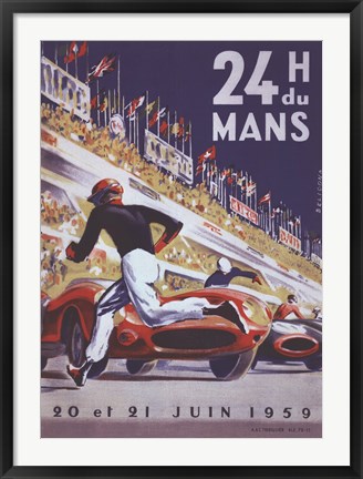 Framed 24H Du Mans Print