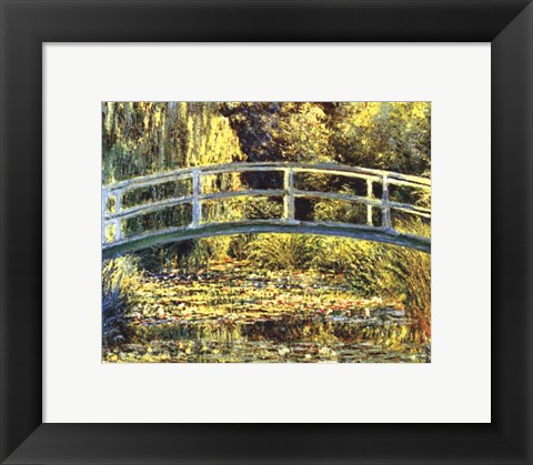 Framed Waterlily Pond Print