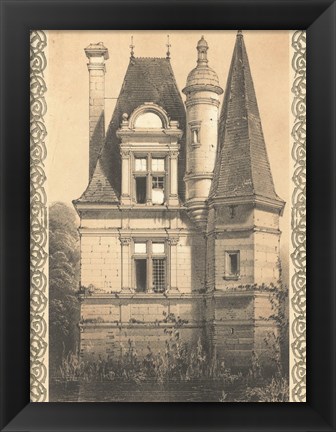 Framed Bordeaux Chateau IV Print