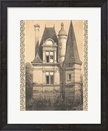 Framed Bordeaux Chateau IV Print