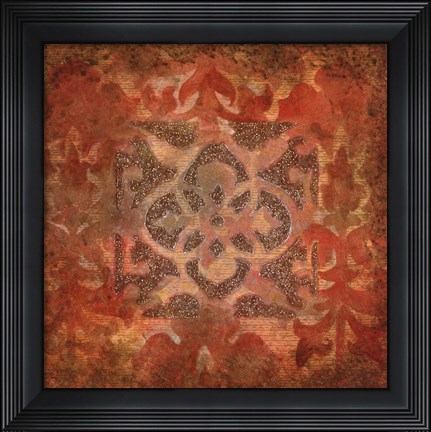 Framed Rouge Nouveau I Print