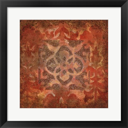 Framed Rouge Nouveau I Print