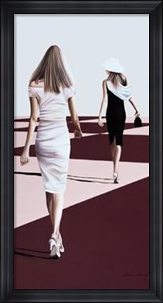Framed Game of Chess Print