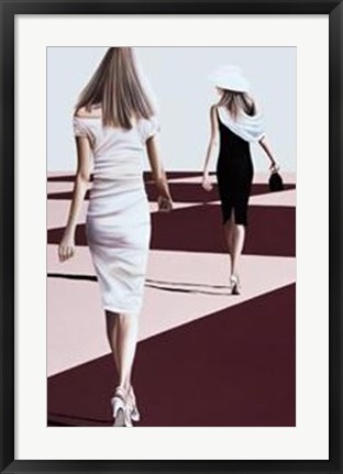 Framed Game of Chess Print