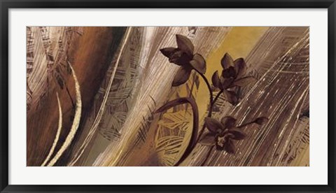 Framed Bouquet D&#39;or I Print