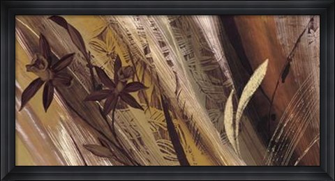 Framed Bouquet D&#39;or II Print