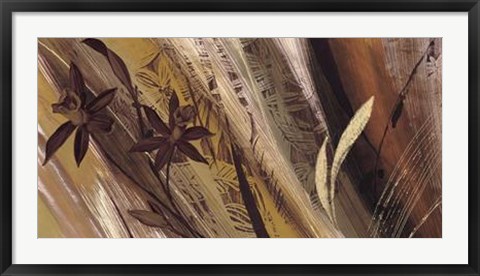 Framed Bouquet D&#39;or II Print