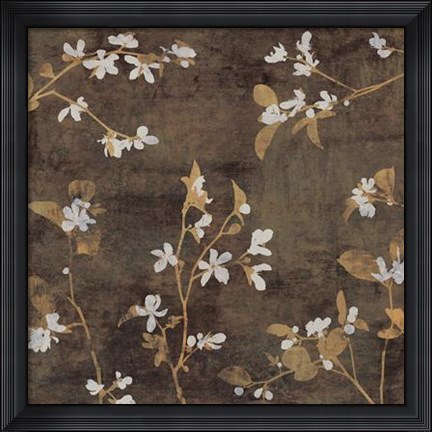 Framed Blossoms II Print