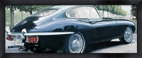 Framed British Black Print
