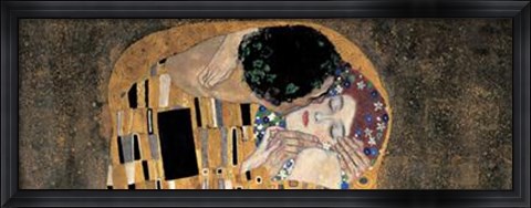 Framed Kiss, c.1908 (detail) Print