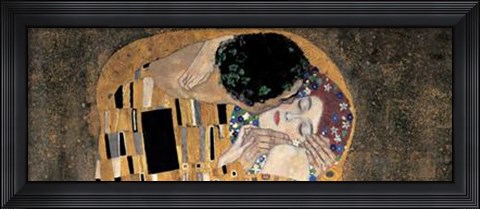Framed Kiss, c.1908 (detail) Print