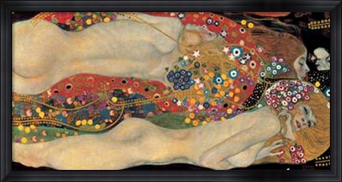 Framed Water Serpents II, c.1907 Print