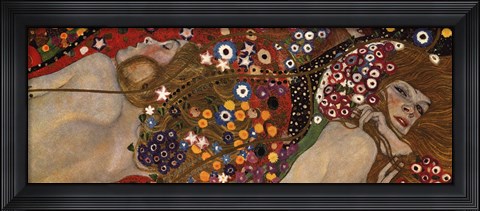 Framed Water Serpents II, c.1907 (detail) Print