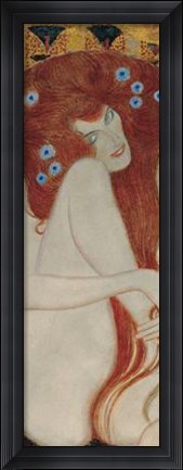 Framed Impurity, c.1902 (detail of Beethoven Frieze) Print