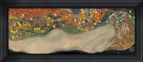 Framed Water Serpents II, c.1907 (detail) Print
