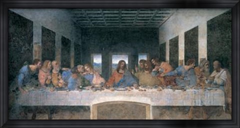 Framed Last Supper Print