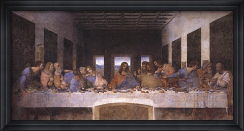Framed Last Supper Print