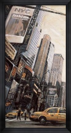 Framed Times Square I Print