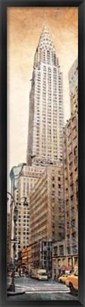 Framed Chrysler Building Print