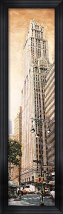 Framed Woolworth Building Print