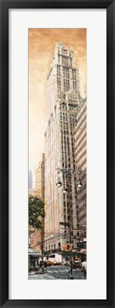 Framed Woolworth Building Print