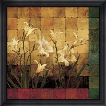 Framed Lily Garden Print