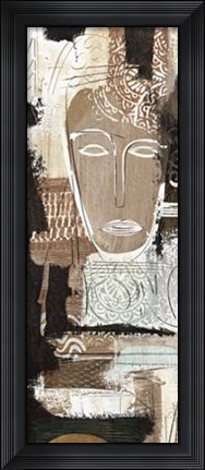 Framed Ethnic Panel I Print