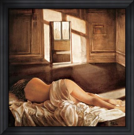 Framed Stanza Di Palazzo Print
