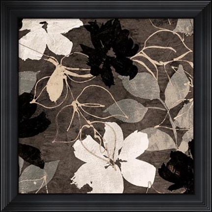 Framed Fleurs IV Print