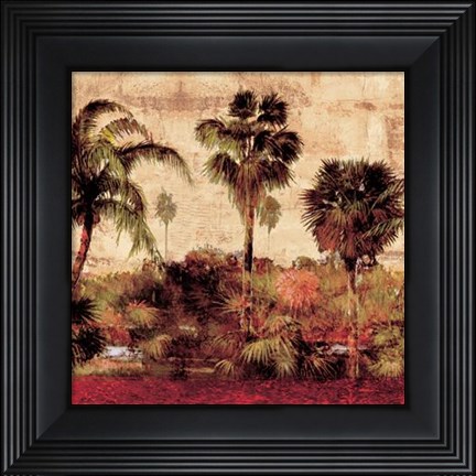 Framed Palmas II Print