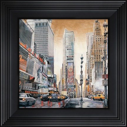 Framed Crossroads (Times Square) Print