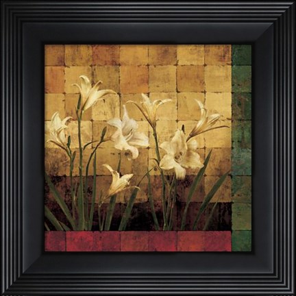 Framed Lily Garden Print