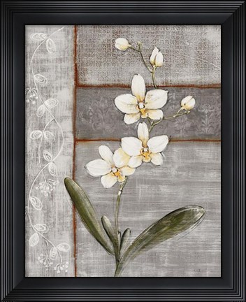 Framed Orchid Shimmer I - Mini Print