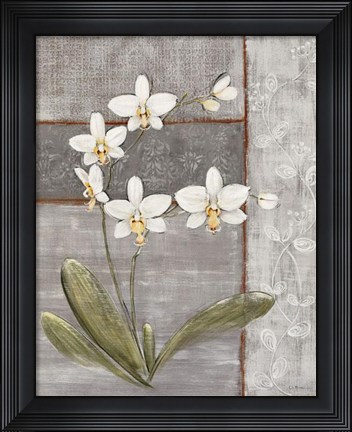 Framed Orchid Shimmer II - Mini Print