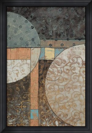 Framed Geo Round Squared II Print