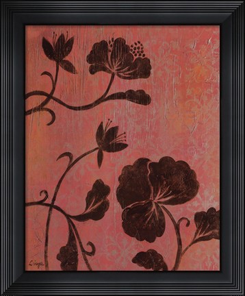 Framed La Vie En Rose I - CS Print