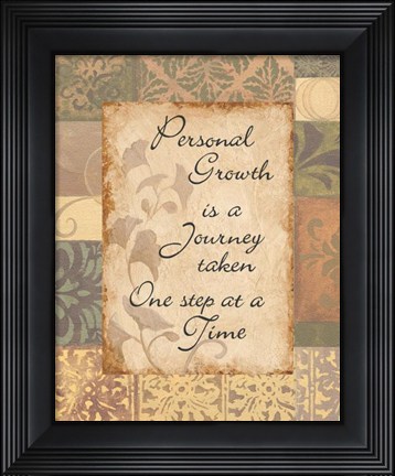Framed Personal Growth Print