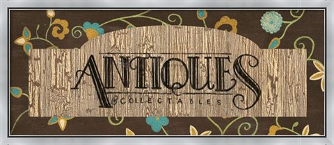 Framed Antiques Print
