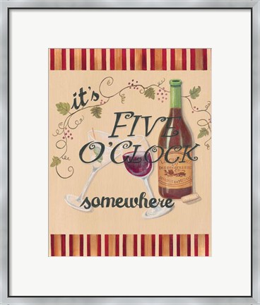 Framed Happy Hour II Print