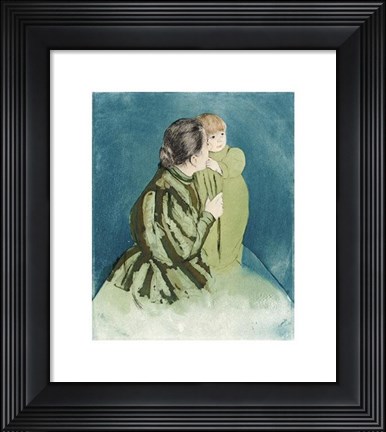 Framed Peasant Mother And Child Print
