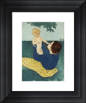 Framed Under The Horse Chestnut Tree Print