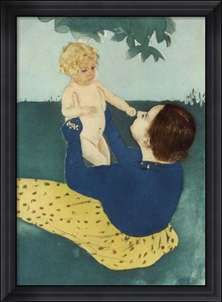 Framed Under The Horse Chestnut Tree Print