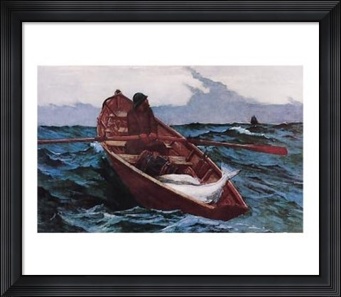 Framed Fog Warning Print