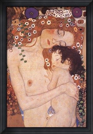 Framed Three Ages of Woman - Mother and Child, c.1905 (detail) Print