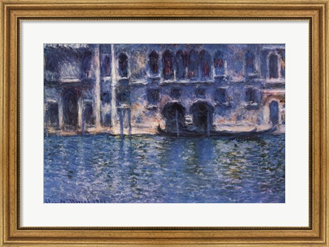Framed Venice Palazza Da Mula Print